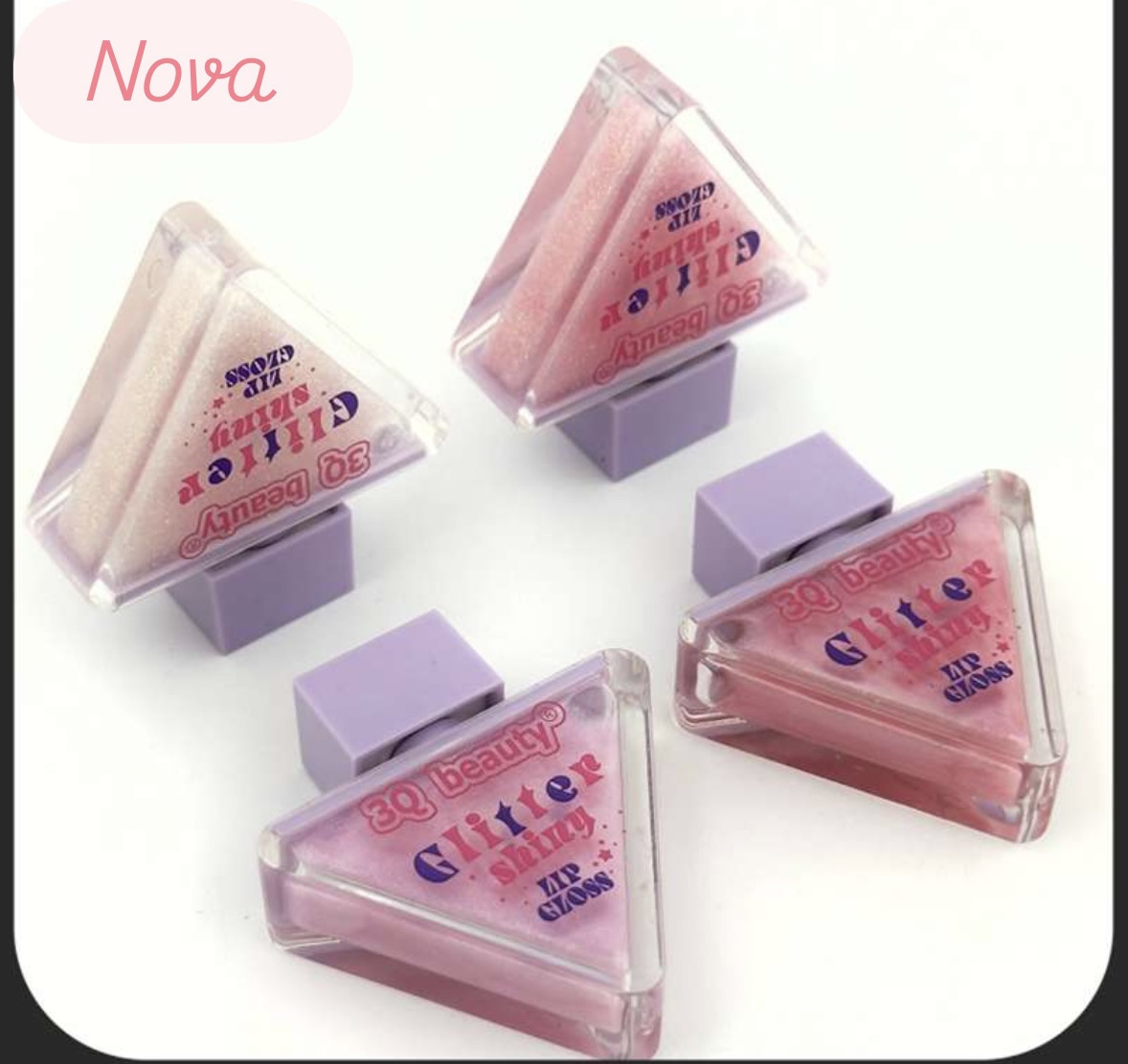 لیپ گلاس فانتزی شاین دار برند تری کیو