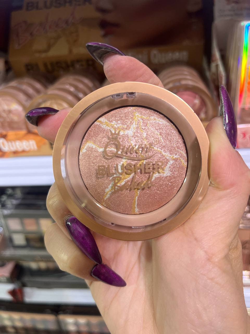 رژگونه تک رنگ ابرو بادی شاین برند کوئین