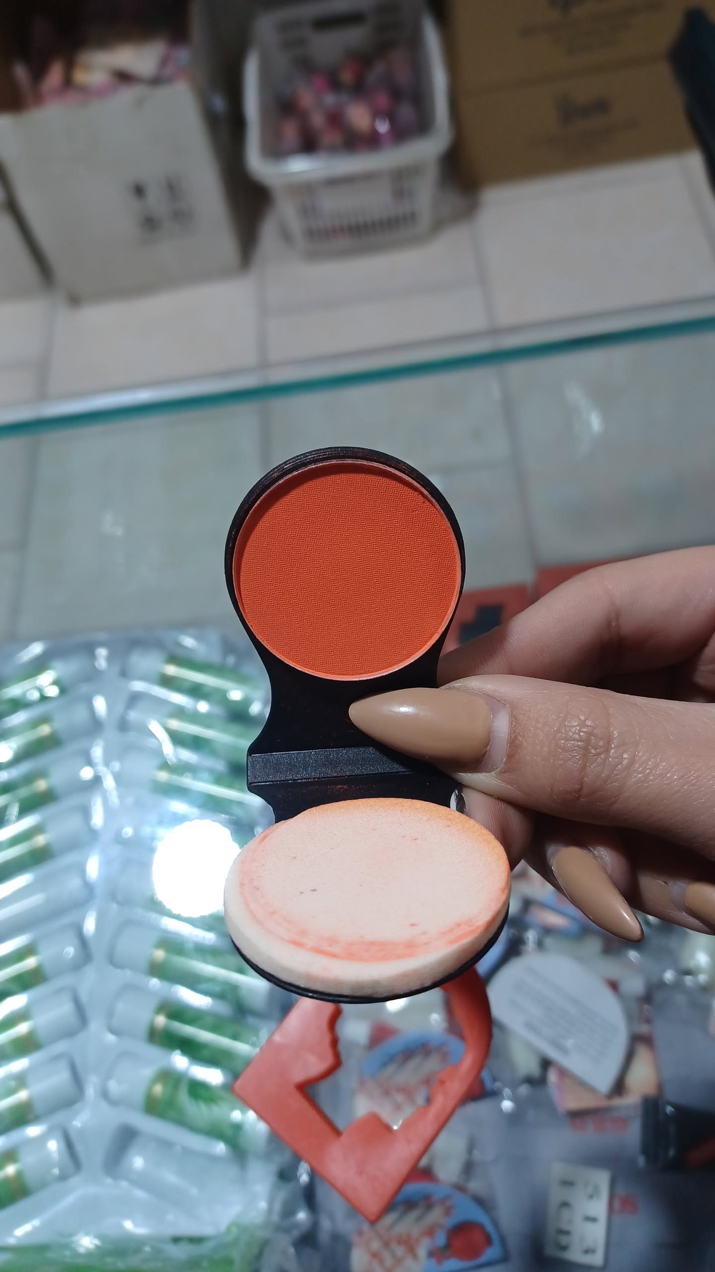 تصویر گچ مو نارنجی 