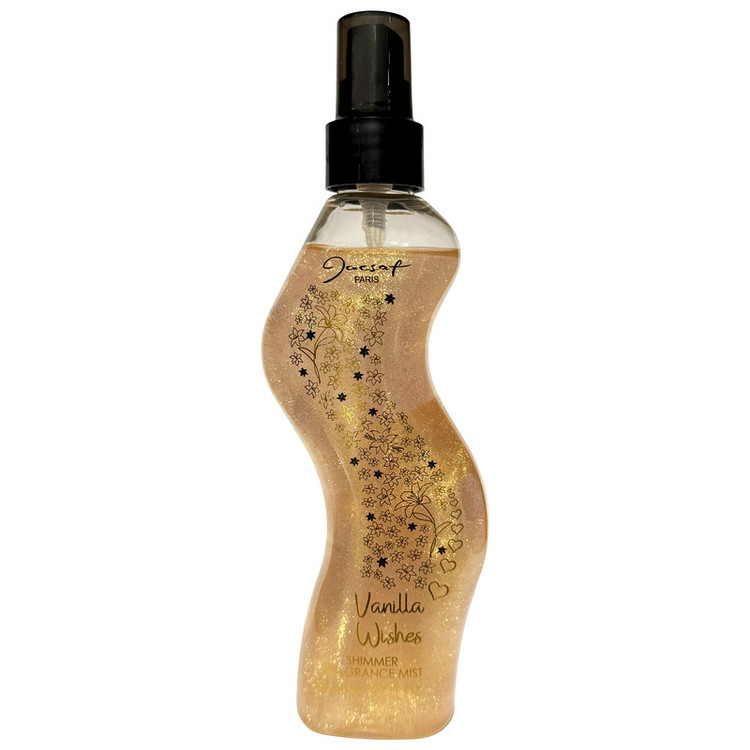 بادی اسپلش شاین دار زنانه مدل Vanilla Wishes حجم 200 میل ژک ساف Jacsaf