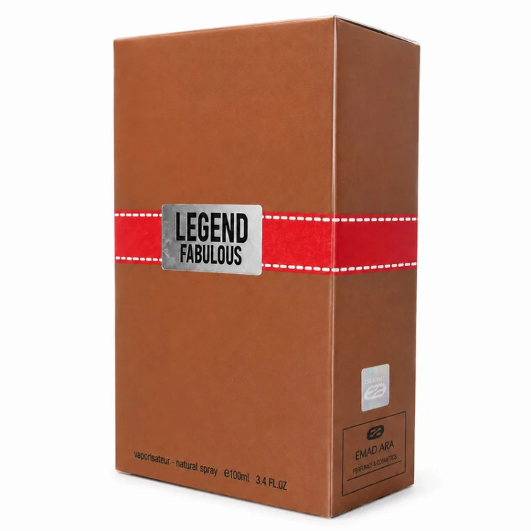 ادوتویلت مردانه۱۰۰ میل عماد آرا مدل legend fabulous رایحه تلخ