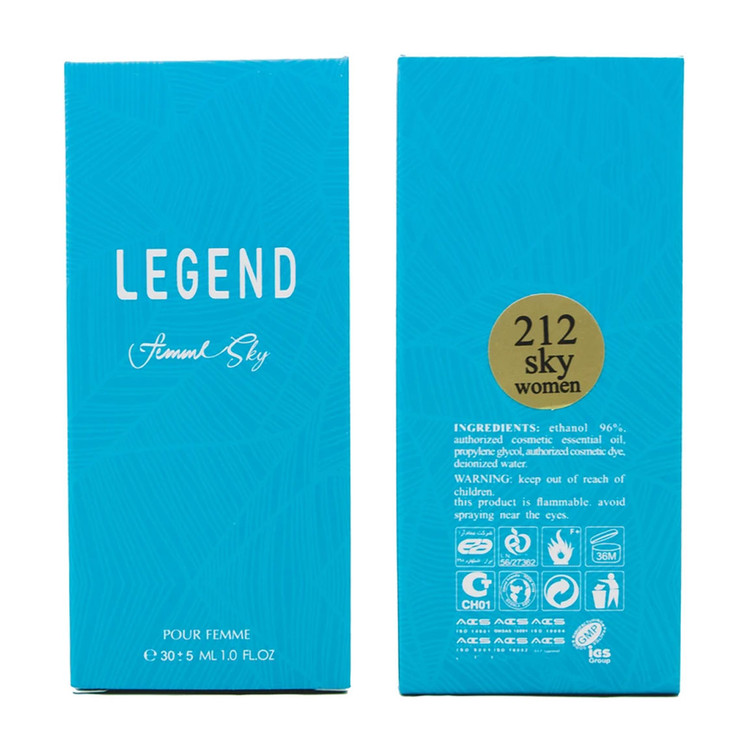 عطر جیبی زنانه عمادآرا مدل Legend SKY حجم 30 میلی لیتر