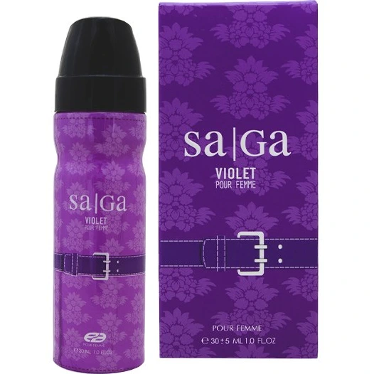 عطر جیبی زنانه عمادآرا مدل Saga Violet حجم 30 میلی لیتر