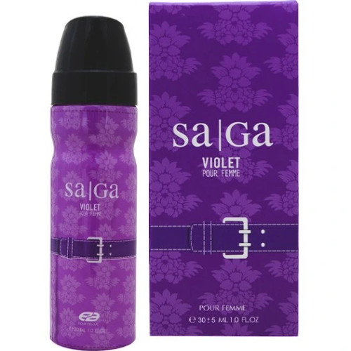 عطر جیبی زنانه عمادآرا مدل Saga Violet حجم 30 میلی لیتر