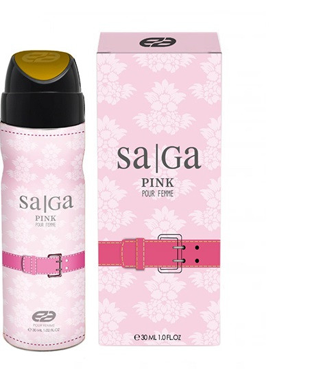 عطر جیبی زنانه عماد آرا مدل Saga Pink حجم 30 میلی لیتر