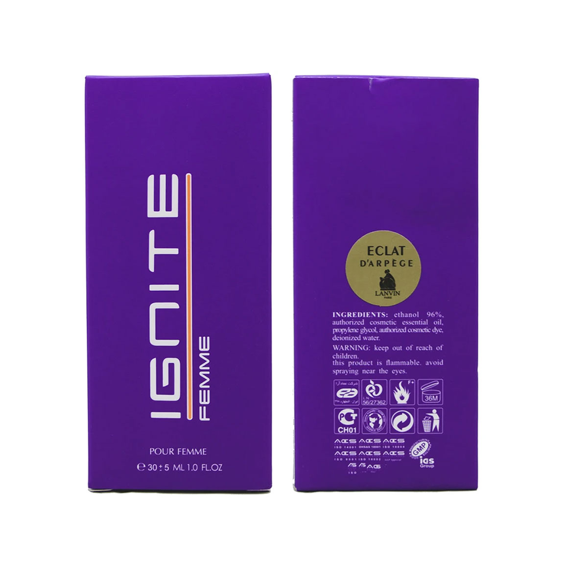 عطر جیبی زنانه عمادآرا مدل Ignite Femme حجم 30 میلی لیتر