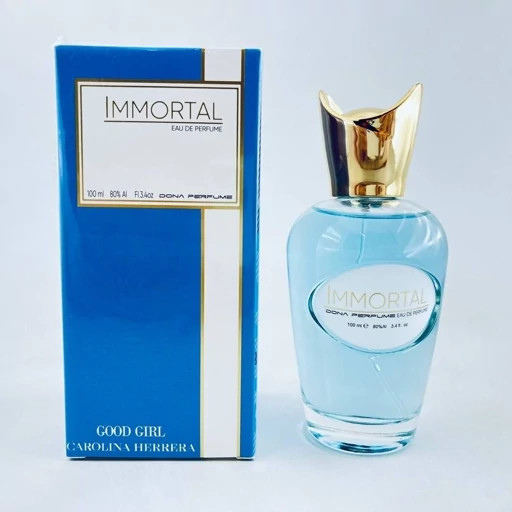 عطر ادکلن ادوپرفیوم زنانه IMMORTAL دونا 100 میل ماندگاری مناسب مشابه عطر گودگرل مشکی