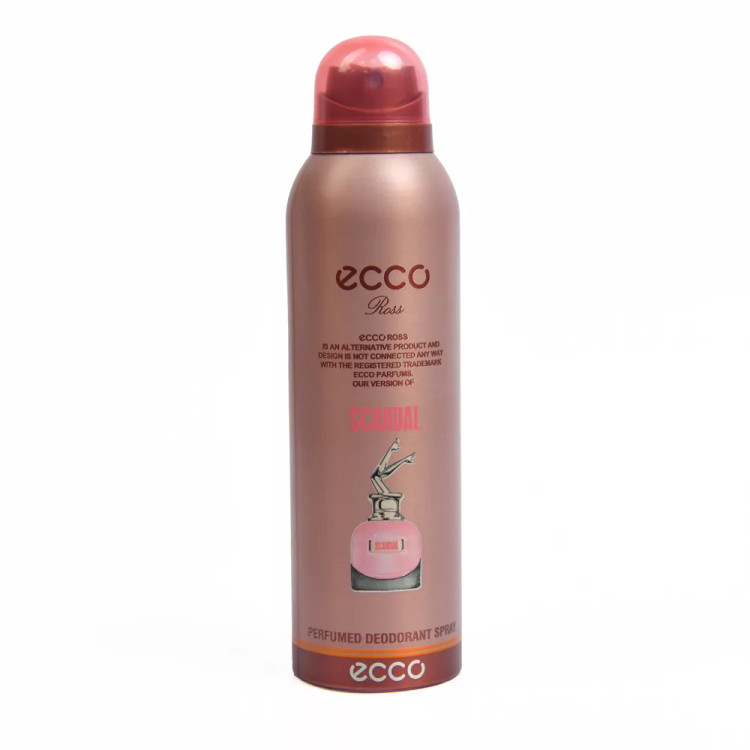 اسپری بدن زنانه اکو رز ecco ross مدل اسکندل ۲۰۰ میل