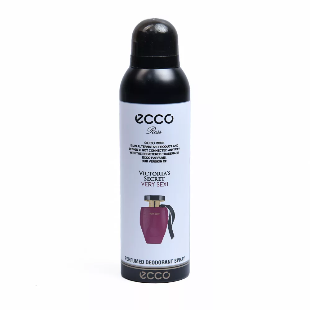 اسپری بدن زنانه اکو رز ecco ross مدل ویکتوریا سکرت وری س .ک .سی حجم ۲۰۰میل