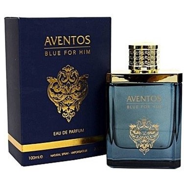 ادوپرفیوم مردانه فراگرنس ورد Fragrance World مدل Aventos Blue حجم 100 میلی لیتر