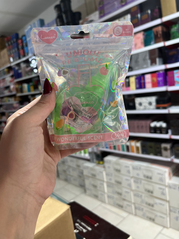 عطر بیکینی یا بادی اسپلش یا عطر مو ۵۰میل رایحه پودر بچه