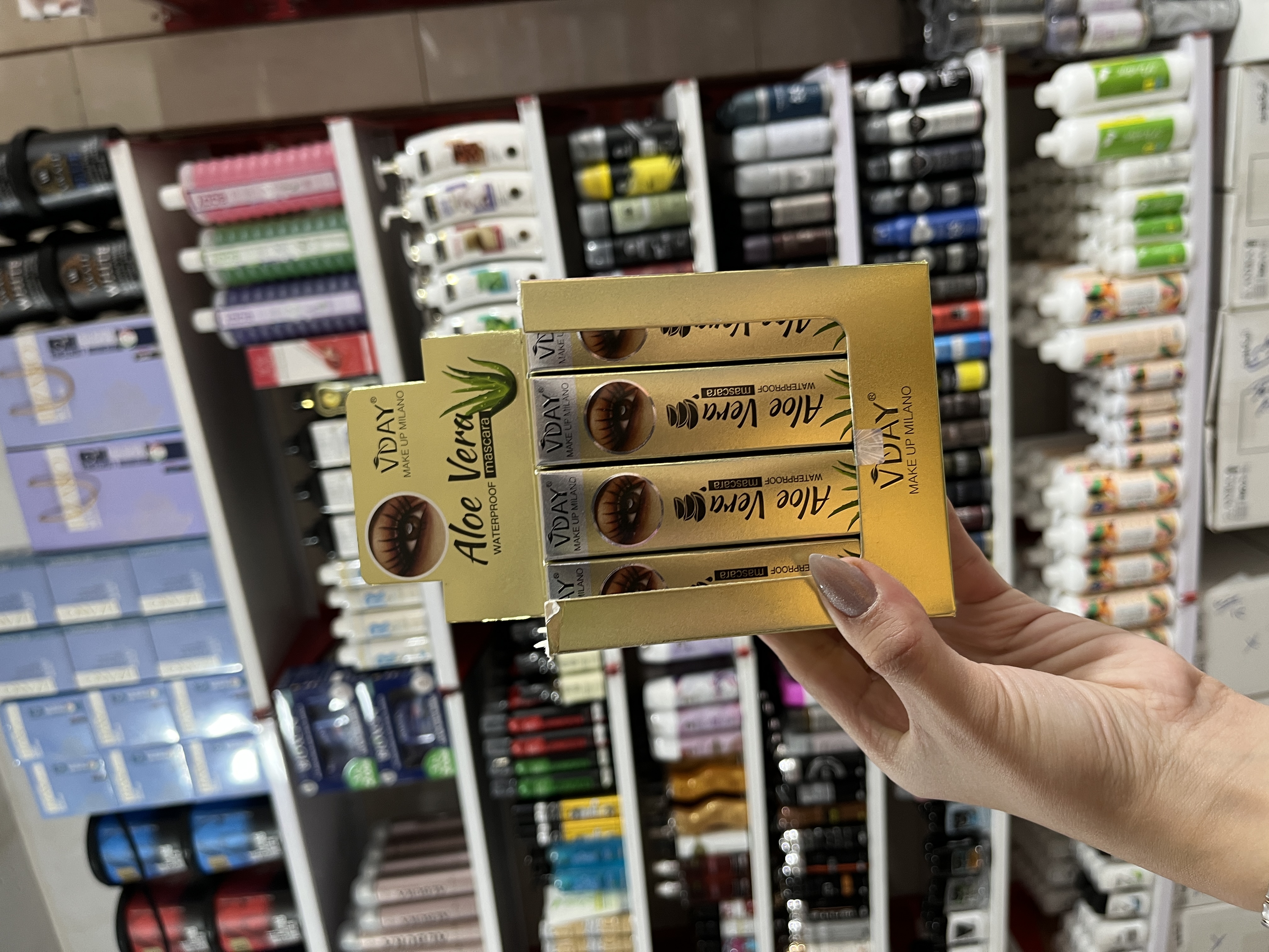 ریمل گیاهی آلوئه ورا برند ویدی ضد حساسیت حجم دهنده برس مویی